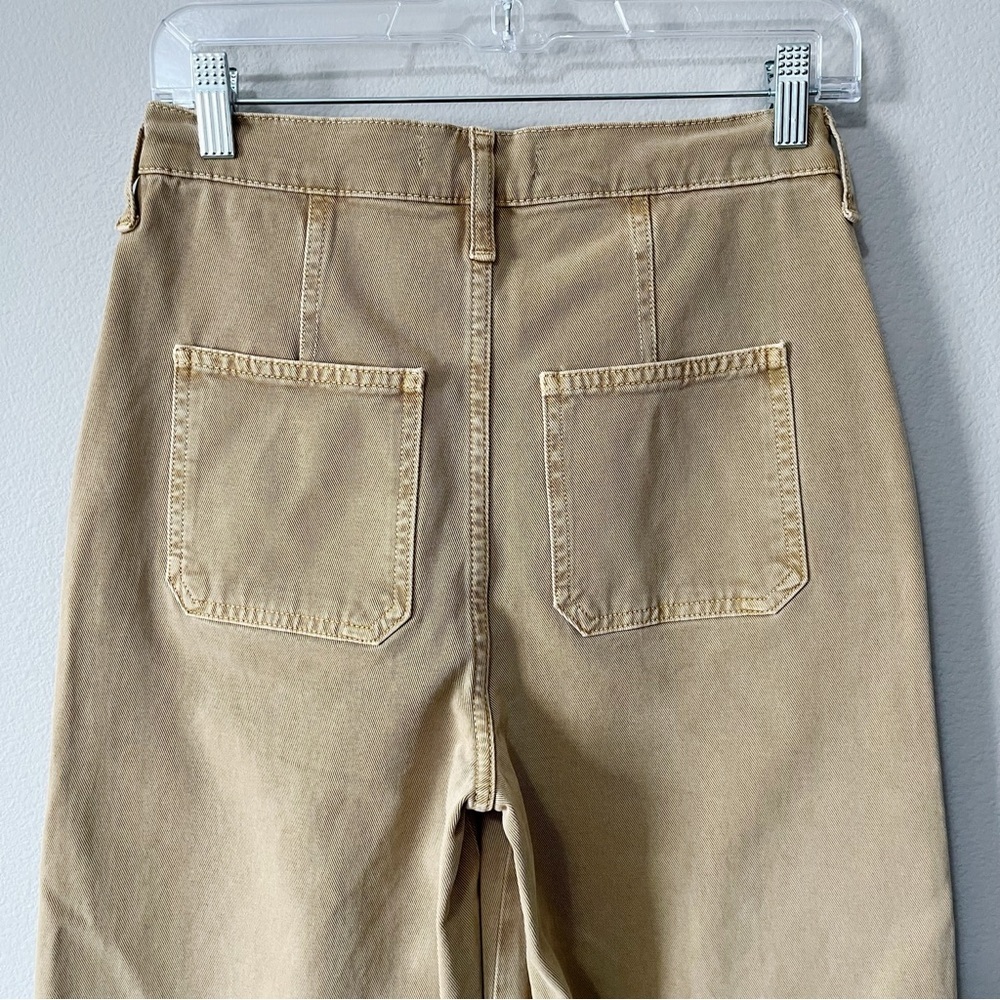 Boden NWT Khaki Wide Leg Pants Size US 6 Petite Highrise Business Casual Work - Picture 6 of 10